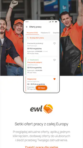 EWL App: Praca w Europie screenshot
