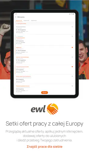 EWL App: Praca w Europie screenshot