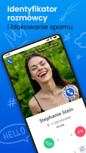 Eyecon CallerID i bloker spamu screenshot
