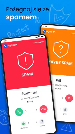 Eyecon CallerID i bloker spamu screenshot