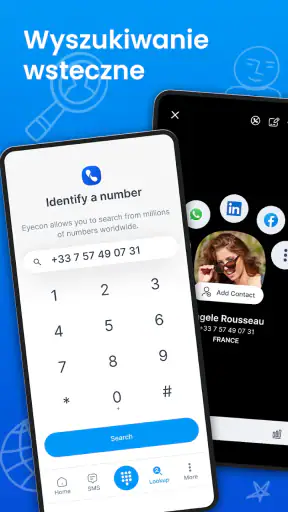 Eyecon CallerID i bloker spamu screenshot