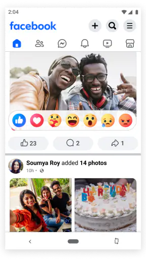 Facebook Lite screenshot