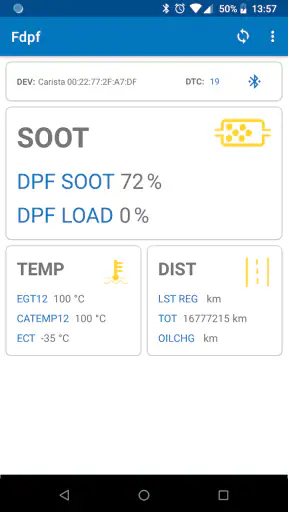 Fdpf - DPF Monitor for FORD screenshot