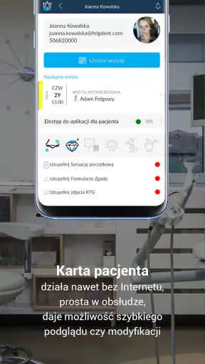 FELG Dent - zarządzanie Gabine screenshot