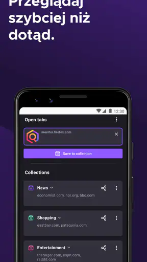 Firefox Beta for Testers screenshot