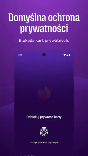Firefox prywatna przeglądarka screenshot