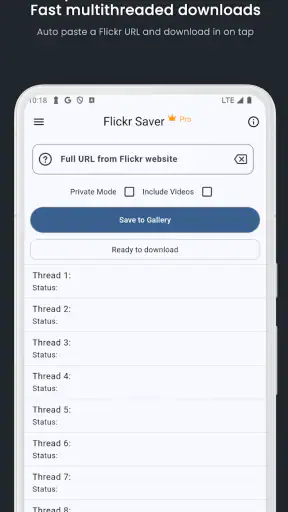 Flickr Saver screenshot
