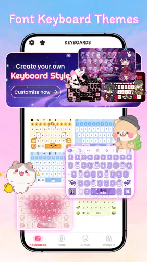 Font Keyboard Themes, Emoji screenshot