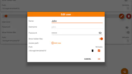 FTP Server screenshot