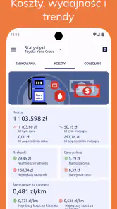 Fuelio: dziennik i ceny paliwa screenshot