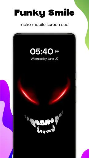 Funky Smiles Live Wallpaper screenshot