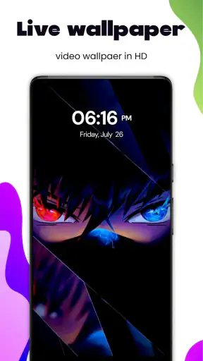 Funky Smiles Live Wallpaper screenshot