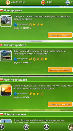 FutbolCup Menadżer piłkarski screenshot