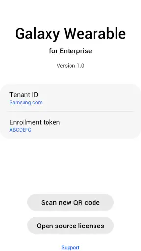 Galaxy Wearable for Enterprise screenshot