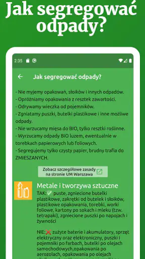 Gdzie wyrzucić śmieci? screenshot