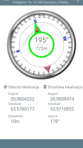 Gdzie zaparkowałem screenshot
