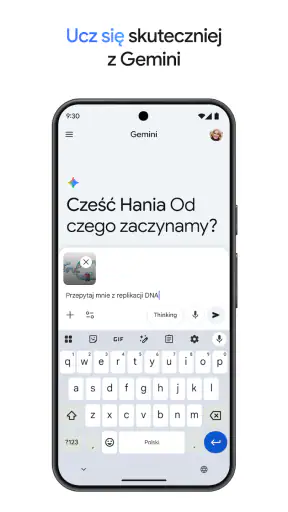 Gemini od Google screenshot