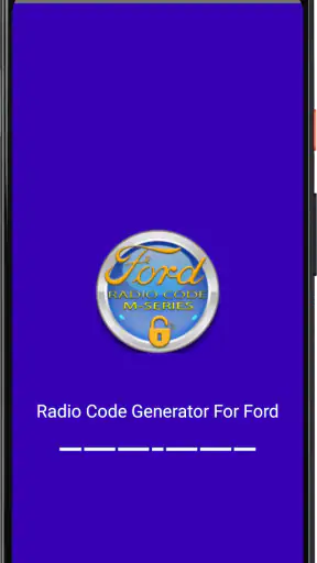 Generator kodów do radia Ford screenshot