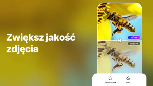 Generator Zdjęć AI, Ulepszanie screenshot