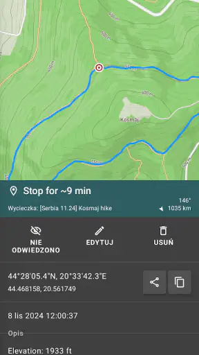 Geo Tracker - GPS tracker screenshot