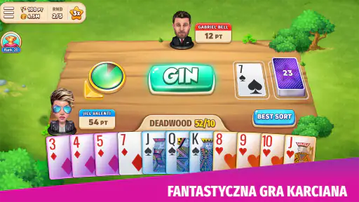 Gin Rummy Stars: gra karciana screenshot