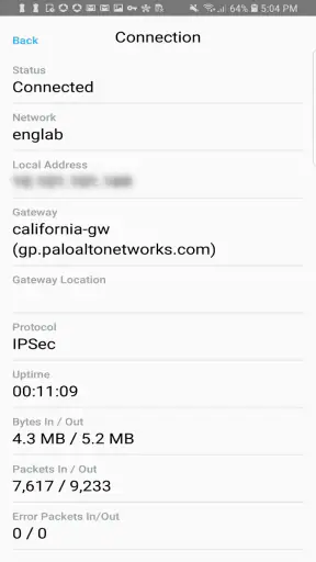 GlobalProtect screenshot