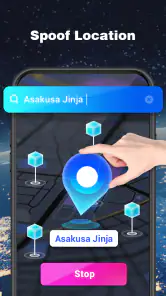 Gmocker: Zmień lokalizację GPS screenshot