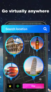Gmocker: Zmień lokalizację GPS screenshot