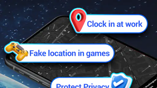 Gmocker: Zmień lokalizację GPS screenshot