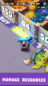 Gold & Goblins: Idle Miner Gra screenshot