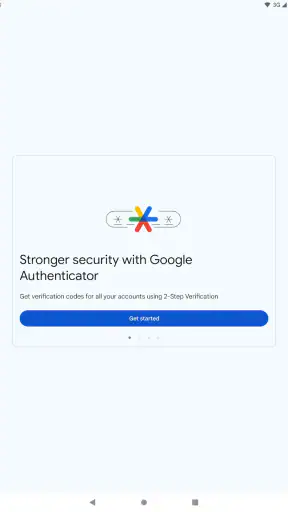 Google Authenticator screenshot