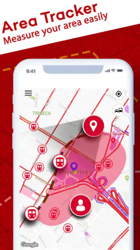 GPS Field Area Measurement App screenshot