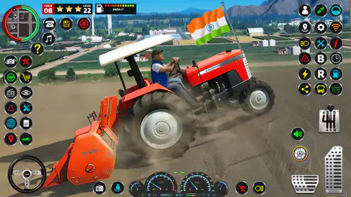 Gra o rolnictwie traktorów screenshot