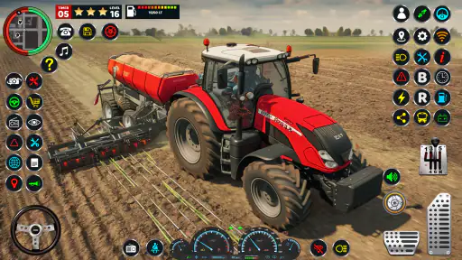 Gra o rolnictwie traktorów screenshot