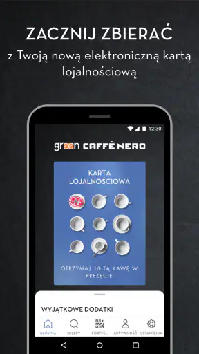 Green Caffè Nero screenshot