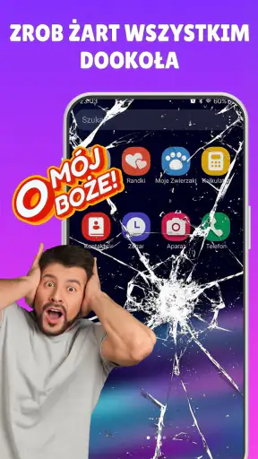 Haha Broken, Pęknięty Ekran screenshot