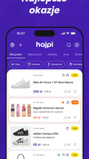 Hajpi - Okazje, Moda, Styl screenshot
