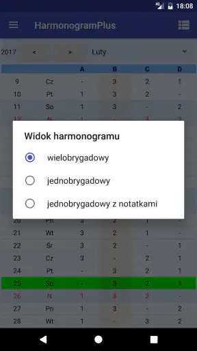 HarmonogramPlus screenshot