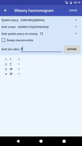 HarmonogramPlus screenshot