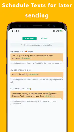 Hit Em Up Masowe wysyłanie SMS screenshot