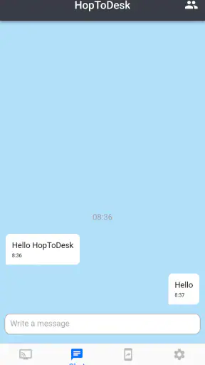 HopToDesk screenshot