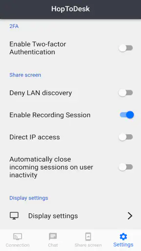 HopToDesk screenshot