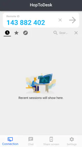 HopToDesk screenshot
