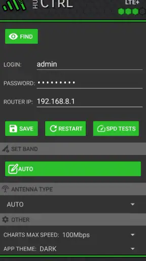huaCtrl PRO do routerów Huawei screenshot