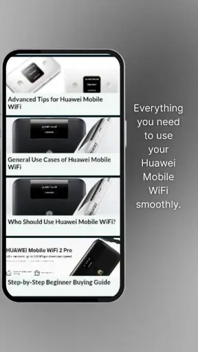 Huawei Hilink Mobile Wifi Hint screenshot