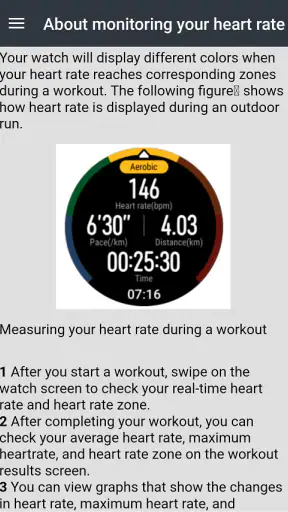 Huawei watch gt 2 guide screenshot