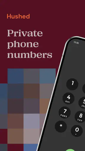 Hushed - Drugi numer telefonu screenshot