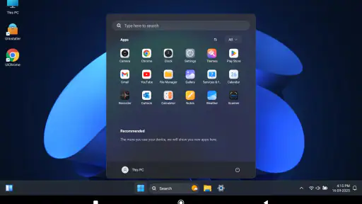 HyperDroid - PC Launcher screenshot