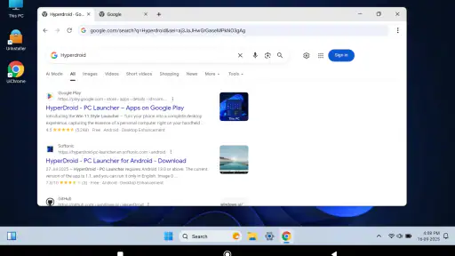 HyperDroid - PC Launcher screenshot