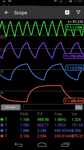 iCircuit Electronics Simulator screenshot